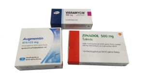 αντιβιοτικα augmentin vibramycin zinadol